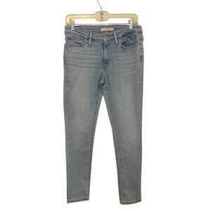 Levi’s 711 29 Skinny Leg Mid Rise Light Blue Denim Wash Jeans Pants